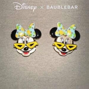- Disney X Baublebar Minnie mouse stud earrings